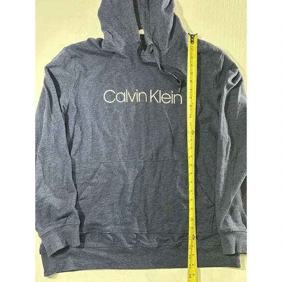 Calvin Klein Immerge Long Sleeve French Terry Pullover Hoodie Size XL - Picture 4 of 7